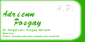 adrienn posgay business card